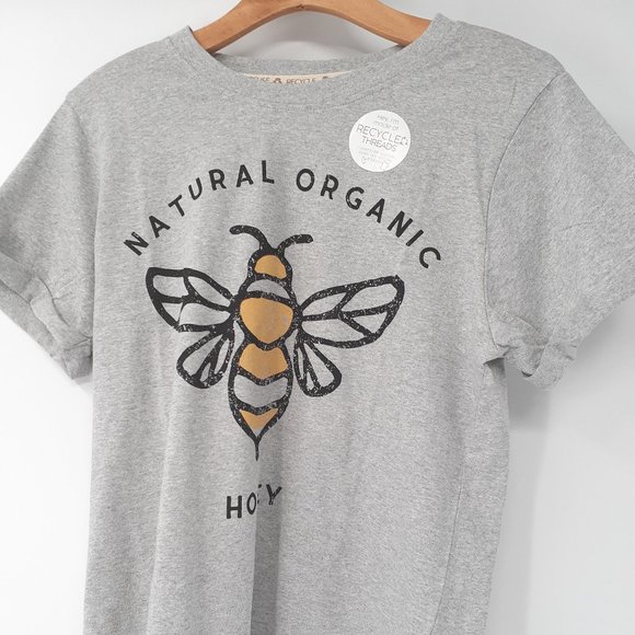 NWT Recycled Threads Tee With Cuffed Sleeve - Picture 2 of 10